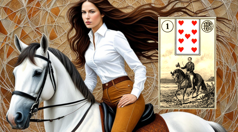 Lenormand Daily Card 1. Rider